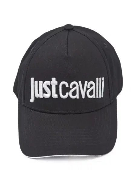 Șapcă Just Cavalli cu broderie negru