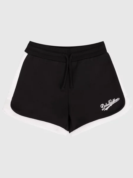 Дитячі шорти з логотипом Dolce&gabbana чорні