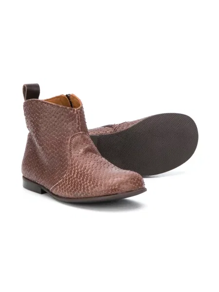Buty do kostki dziecięce Pèpè brązowe