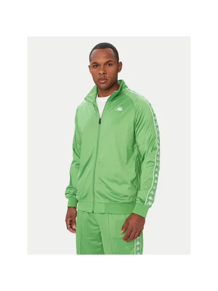 Kappa Pulóver Regular Fit zöld