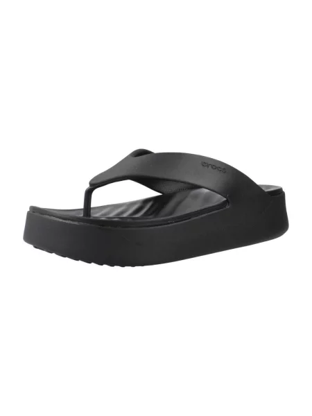 Natikače Crocs s platformom crna