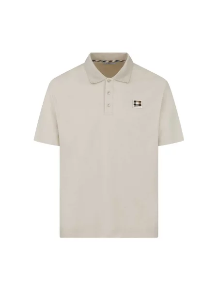 Koszulka polo Aquascutum beżowa