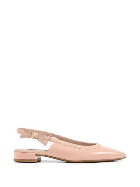 Pantofi cu toc Karl Lagerfeld slingback roz
