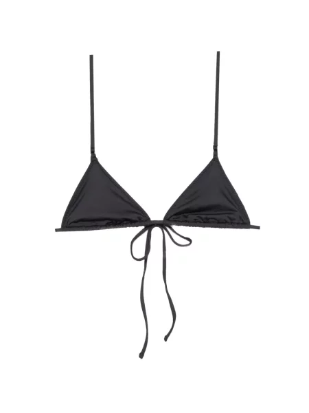Felső Frankies Bikinis nyakkendővel fekete