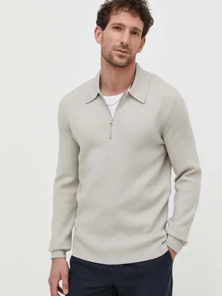 Samsoe Samsoe pulover bărbați bej