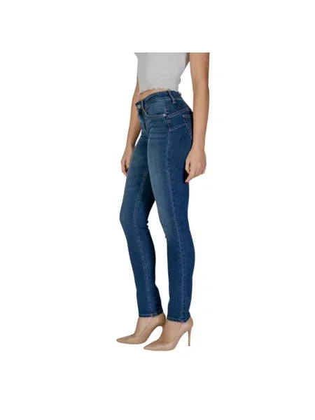 Skinny jeansy skinny Liu Jo niebieskie