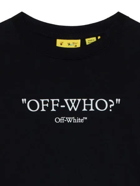 Koszulka dziecięca Off-white biała