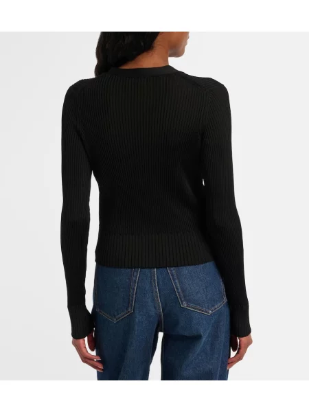 Cardigan Saint Laurent de lână negru