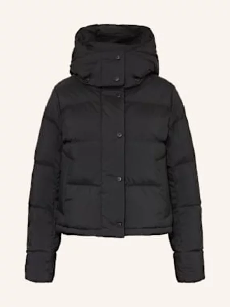 Lululemon Kurtka Puchowa Wunder Puff Z Odpinanym Kapturem schwarz czarna