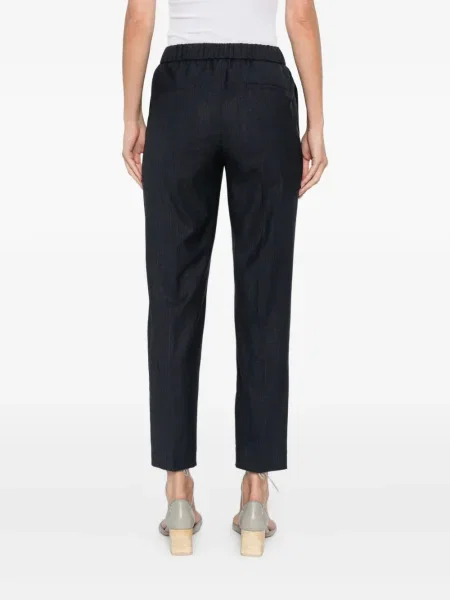 Pantaloni Peserico de lână albastru