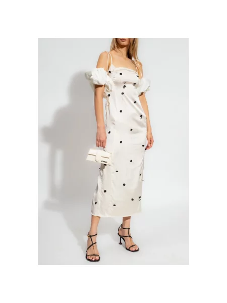 Sukienka Jacquemus beżowa