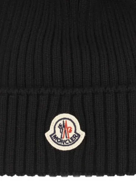 Gyerek sapka Moncler Enfant fekete
