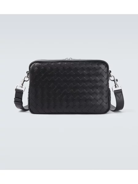 Geantă Bottega Veneta din piele negru