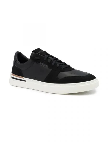 BOSS BLACK De piele sneakers Clint_Tenn_nult negru