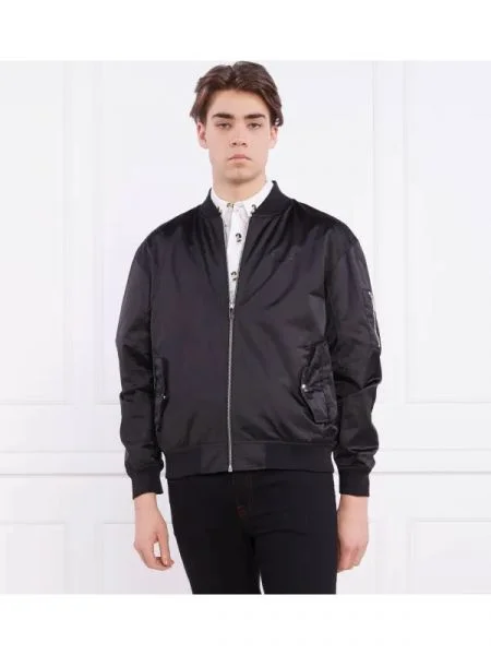 Karl Lagerfeld Geacă BOMBER negru