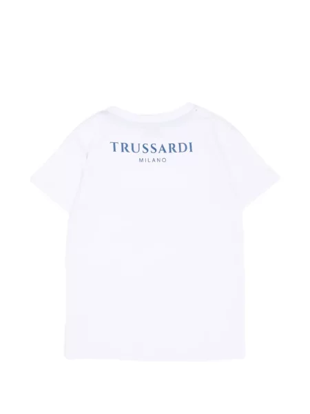 Koszulka dziecięca Trussardi biała