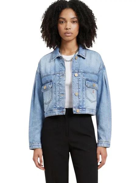 Kurtka jeansowa Armani niebieska