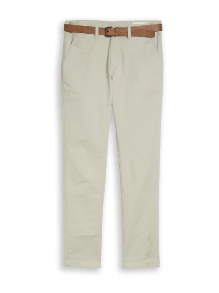 TOM TAILOR DENIM Chino kalhoty režná