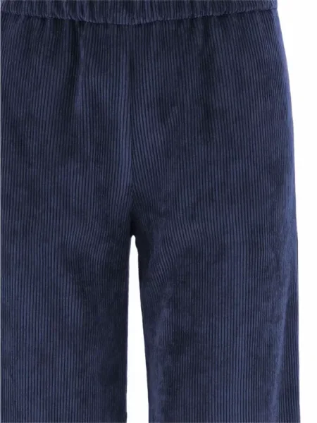 Pantaloni F.it tricotate albastru