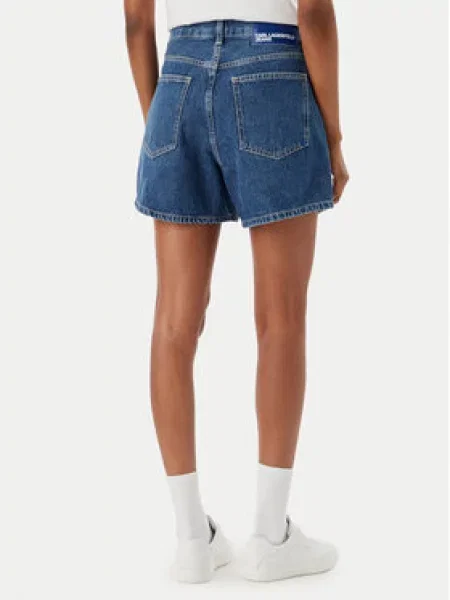 Karl Lagerfeld Jeans Farmer rövidnadrág Straight Fit kék