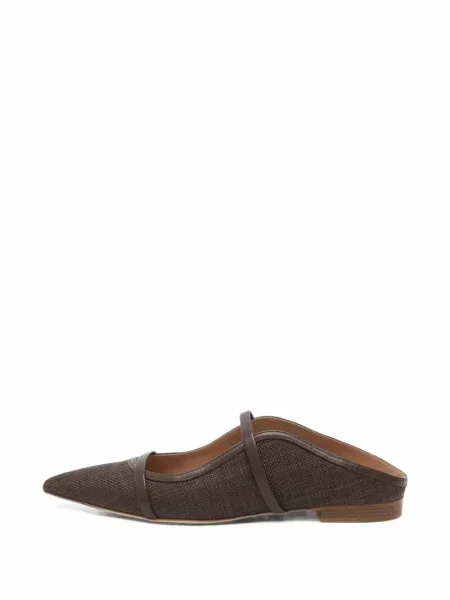 Papuci tip mules Malone Souliers maro