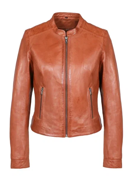 FREAKY NATION Geacă de primăvară-toamnă Bea-FN NYC coniac maro