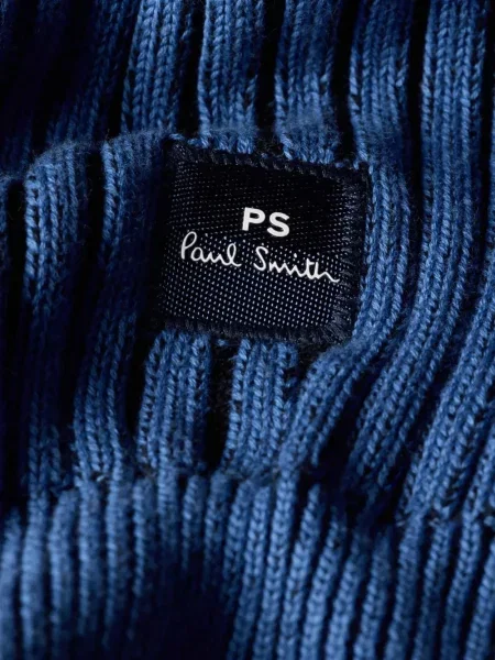 Pulover Ps Paul Smith cu autograf albastru