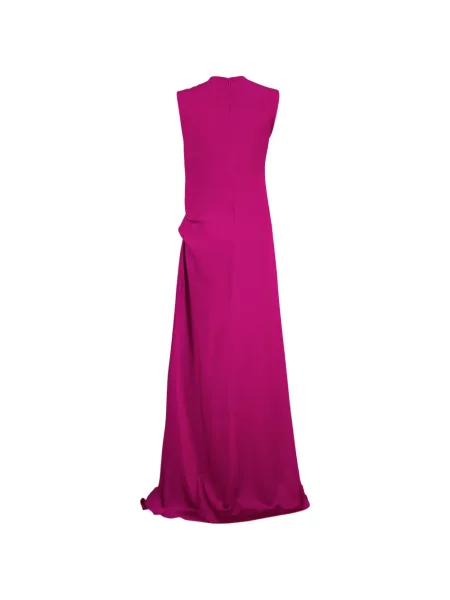Rochie Stella Mccartney din satin drapată roz