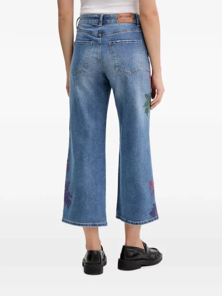 Decupat blugi Desigual albastru