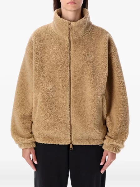 Pantaloni Adidas din fleece cu dungi albastru