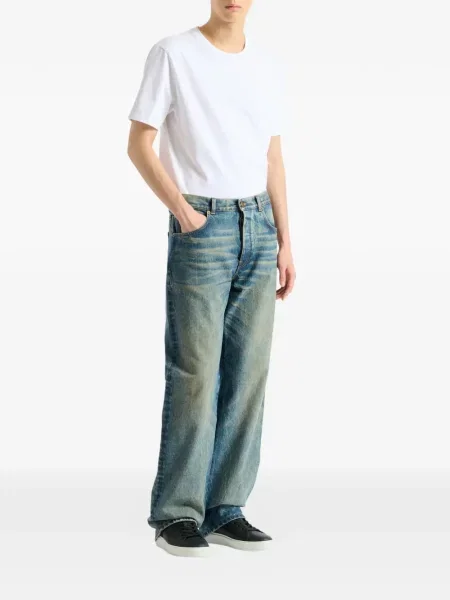 Blugi cu picior larg Balmain albastru
