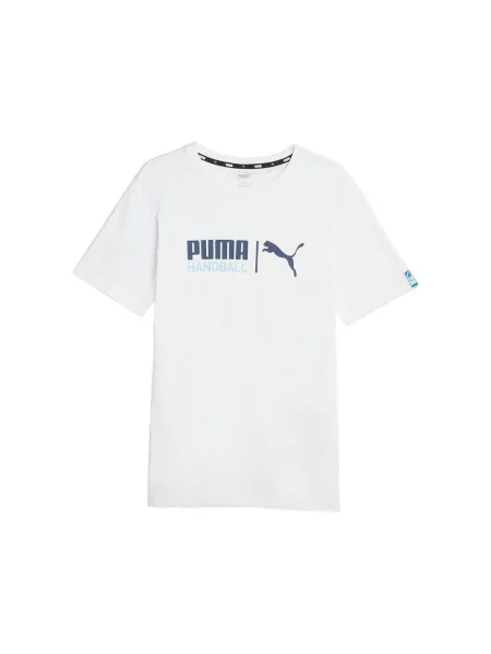 PUMA Funkční tričko tmavě modrá bílá