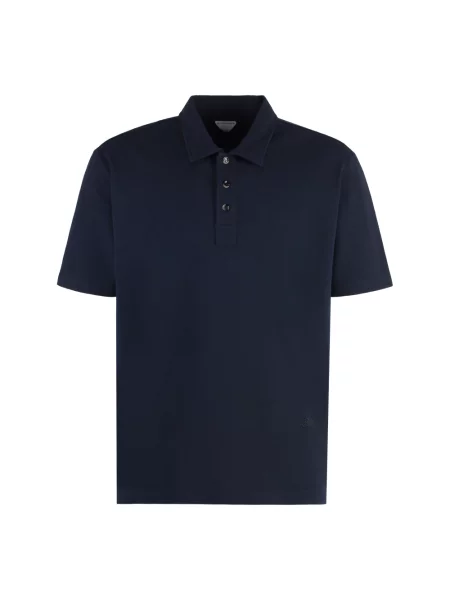 Koszulka polo Bottega Veneta niebieska