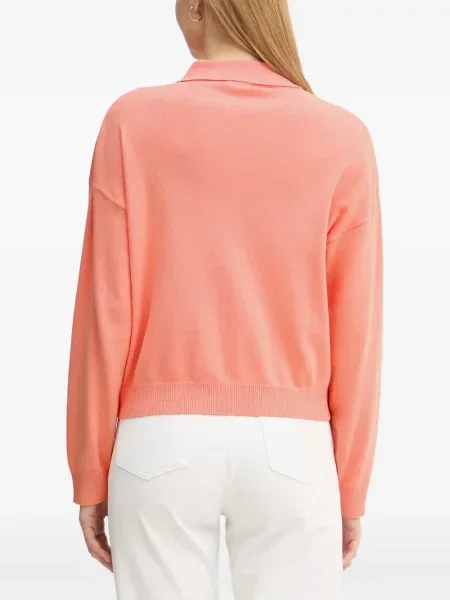 Gulerat tricou polo Benetton roz