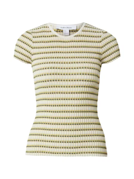 & Other Stories Tricou galben muștar / închis / verde stuf gri