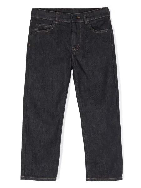 Jeansy dziecięce Moncler Enfant niebieskie