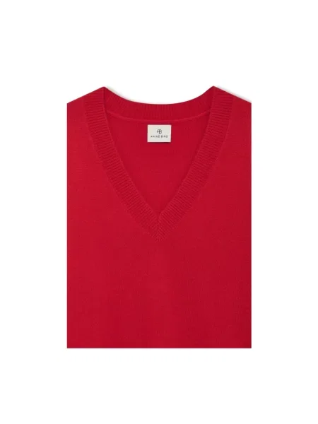 Sweter Anine Bing z kaszmiru czerwony
