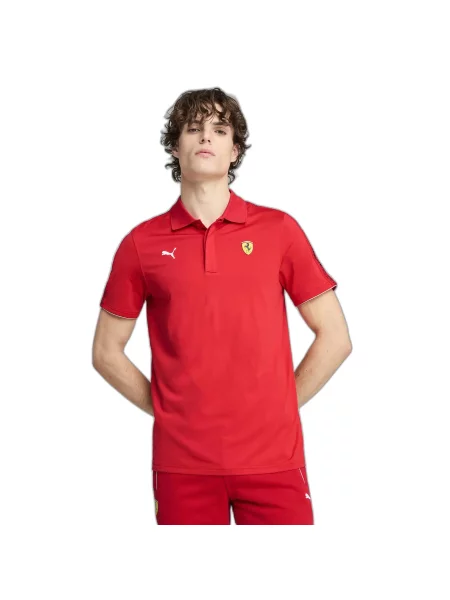 Polo Puma Ferrari Race Cloudspun czerwona