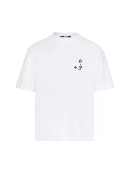 Koszulka Jacquemus z logo biała