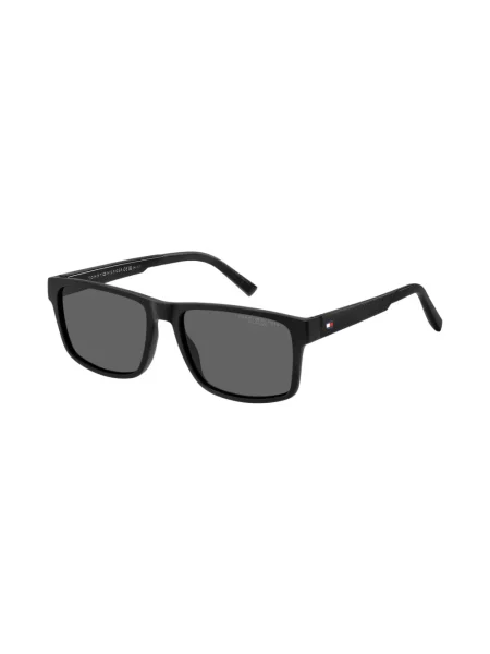 Ochelari de soare dreptunghiulari Tommy Hilfiger negru