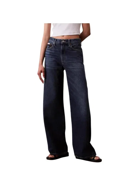 Blugi Calvin Klein Jeans albastru