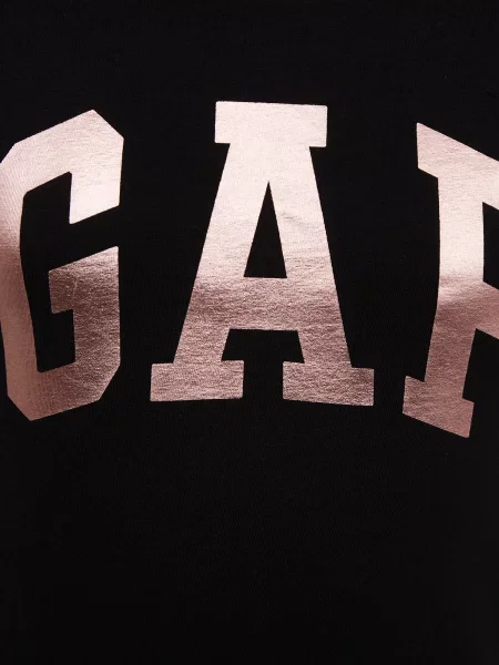 Gap Majica Regular Fit črna
