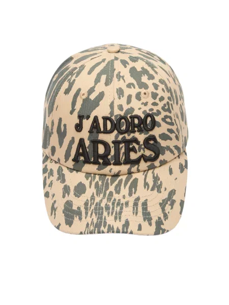 Czapka z daszkiem Aries beżowa