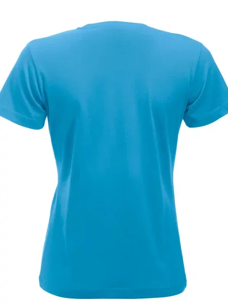 Clique New Classic-T Koszulka nowoczesny krój – turquoise niebieska