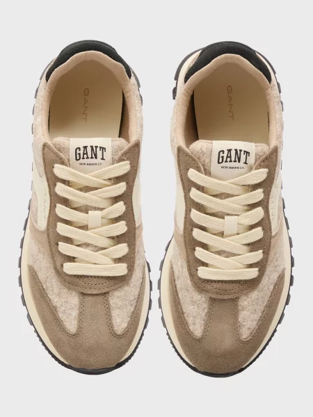 Замшевые кроссовки Gant серые
