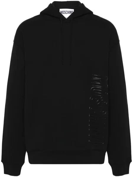 Hanorac cu glugă Moschino negru