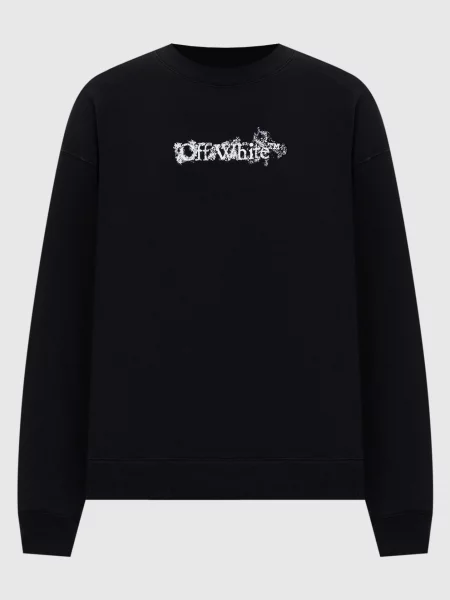 Свитшот Off-white с принтом черный