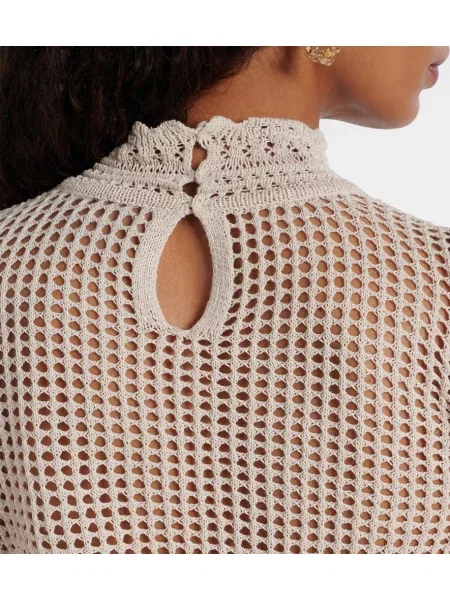 Pulover Isabel Marant tricotate bej