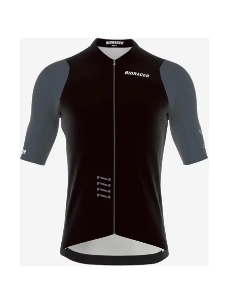 Koszulka rowerowa Bioracer Icon ciemnoszary S czarny