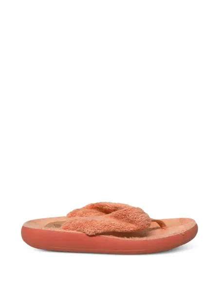 Șlapi Ancient Greek Sandals din material terry portocaliu